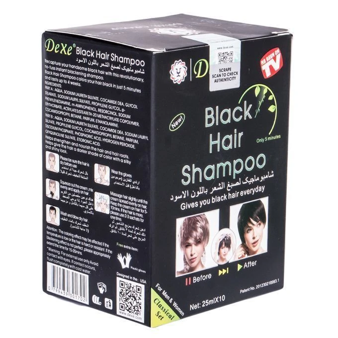 Dexe Instant Hair Dye Shampoo 5 minutes for Men & Women - image 5