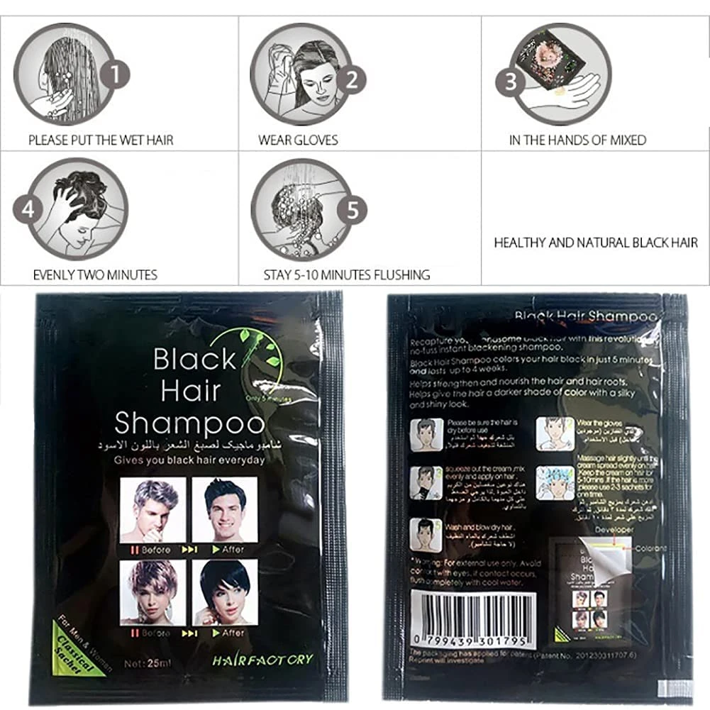 Dexe Instant Hair Dye Shampoo 5 minutes for Men & Women - image 4