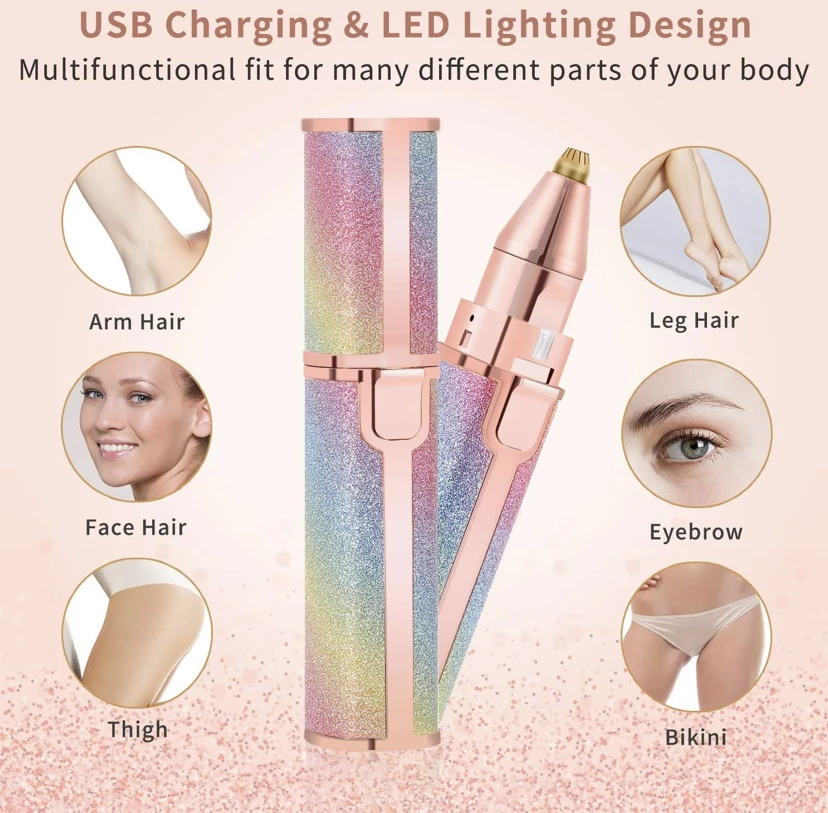 Generic 2 in 1 Rechargeable Electric Hair Remover Trimmer - image 2