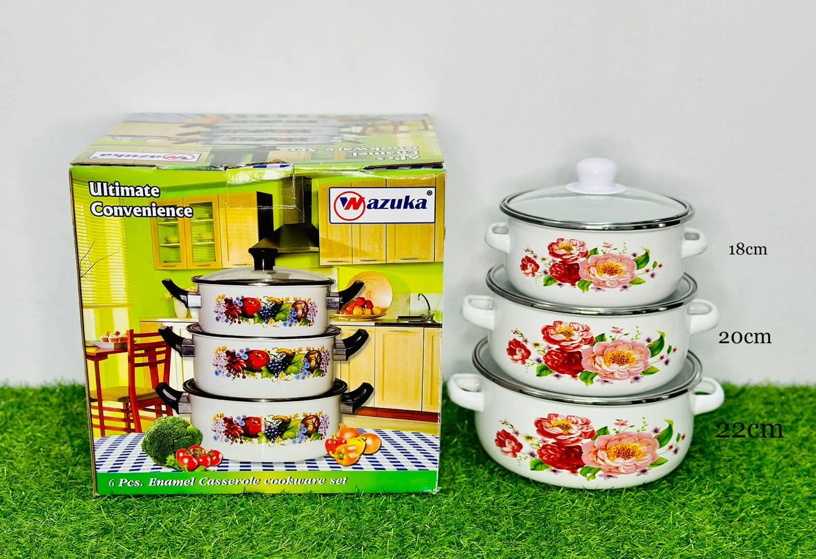 Enamel Casserole Cookware Set