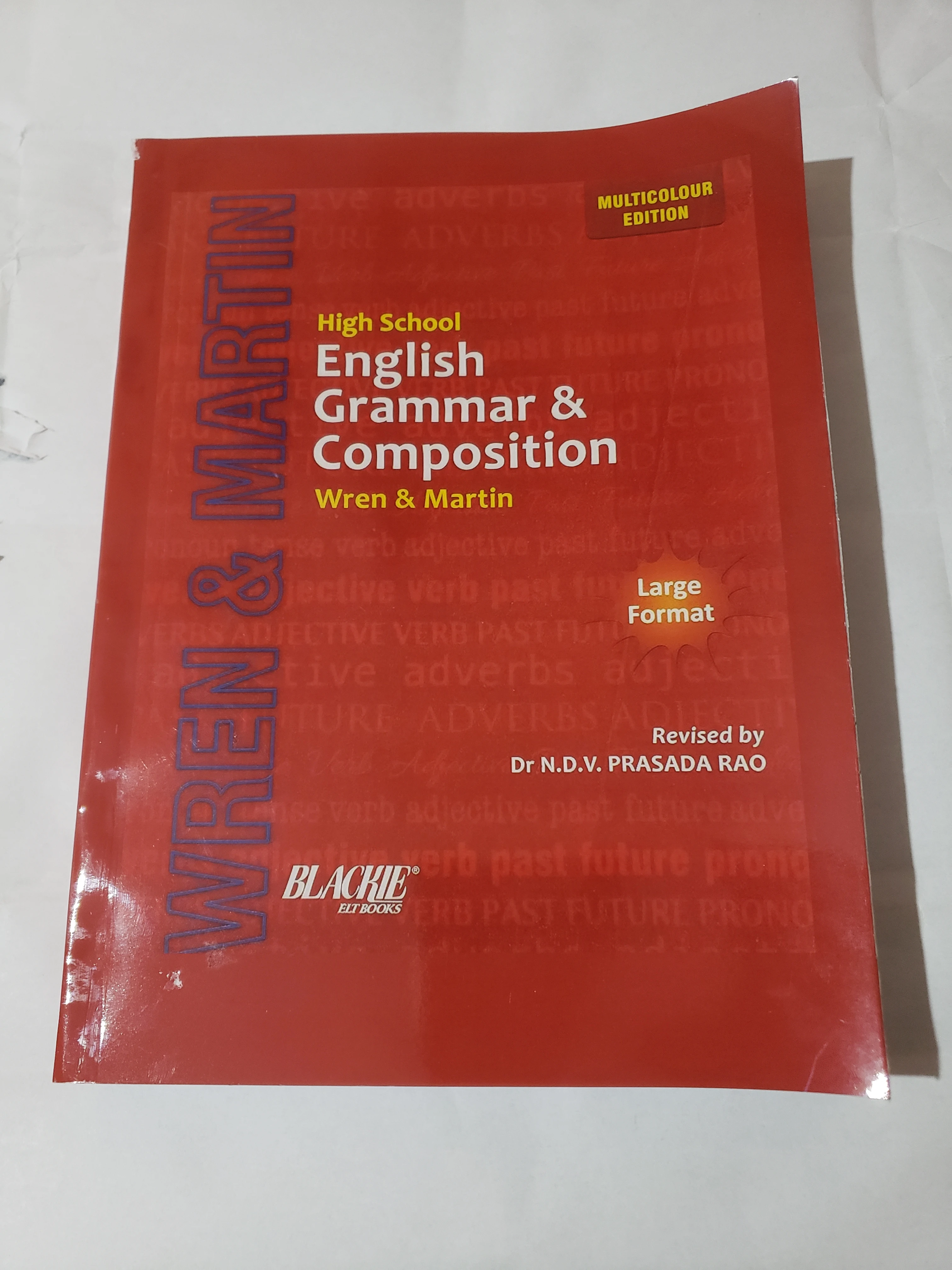 Generic English Grammar & Composition Multicolor Large Book