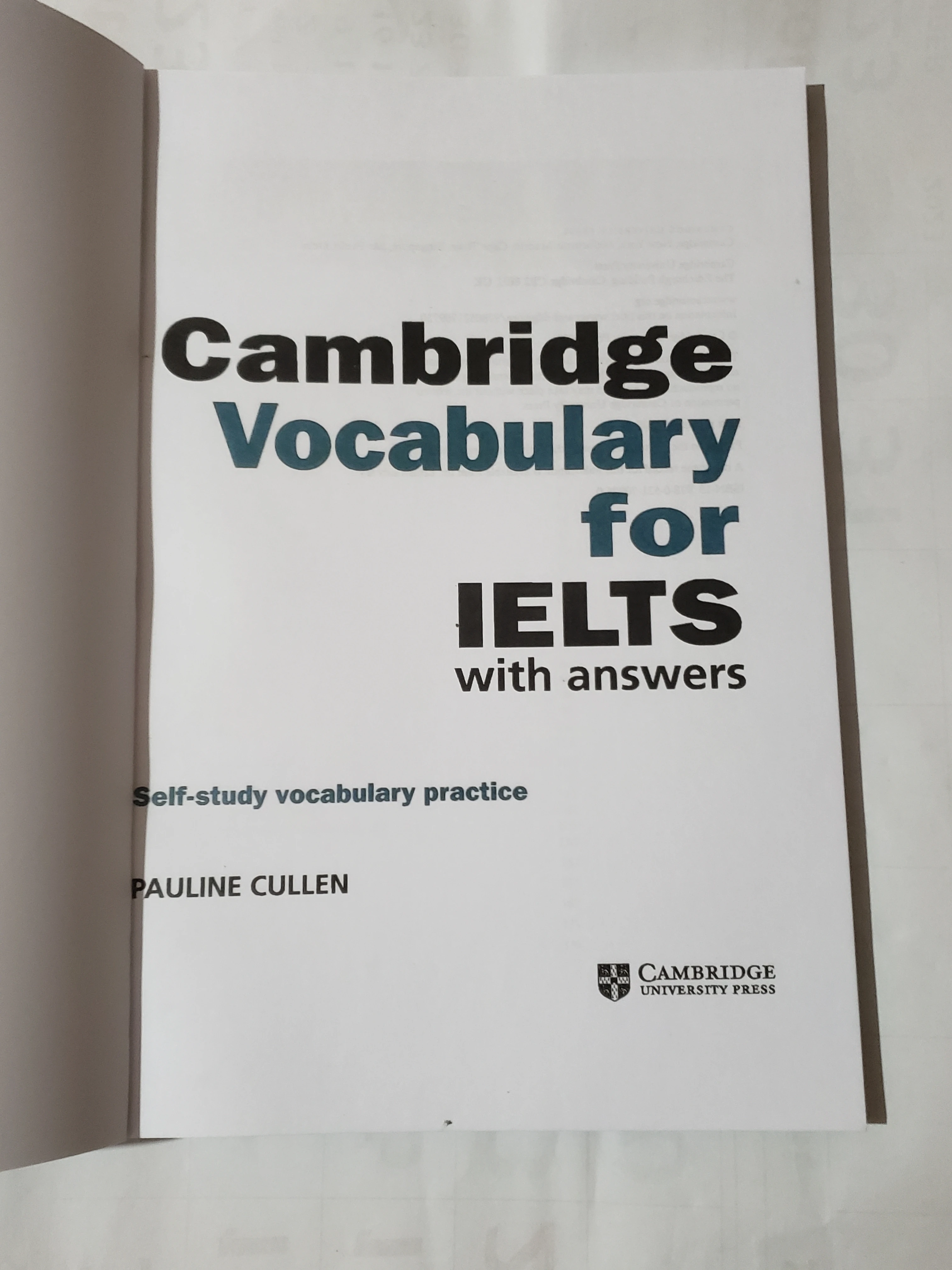 Cambridge IELTS Vocabulary Book - image 4