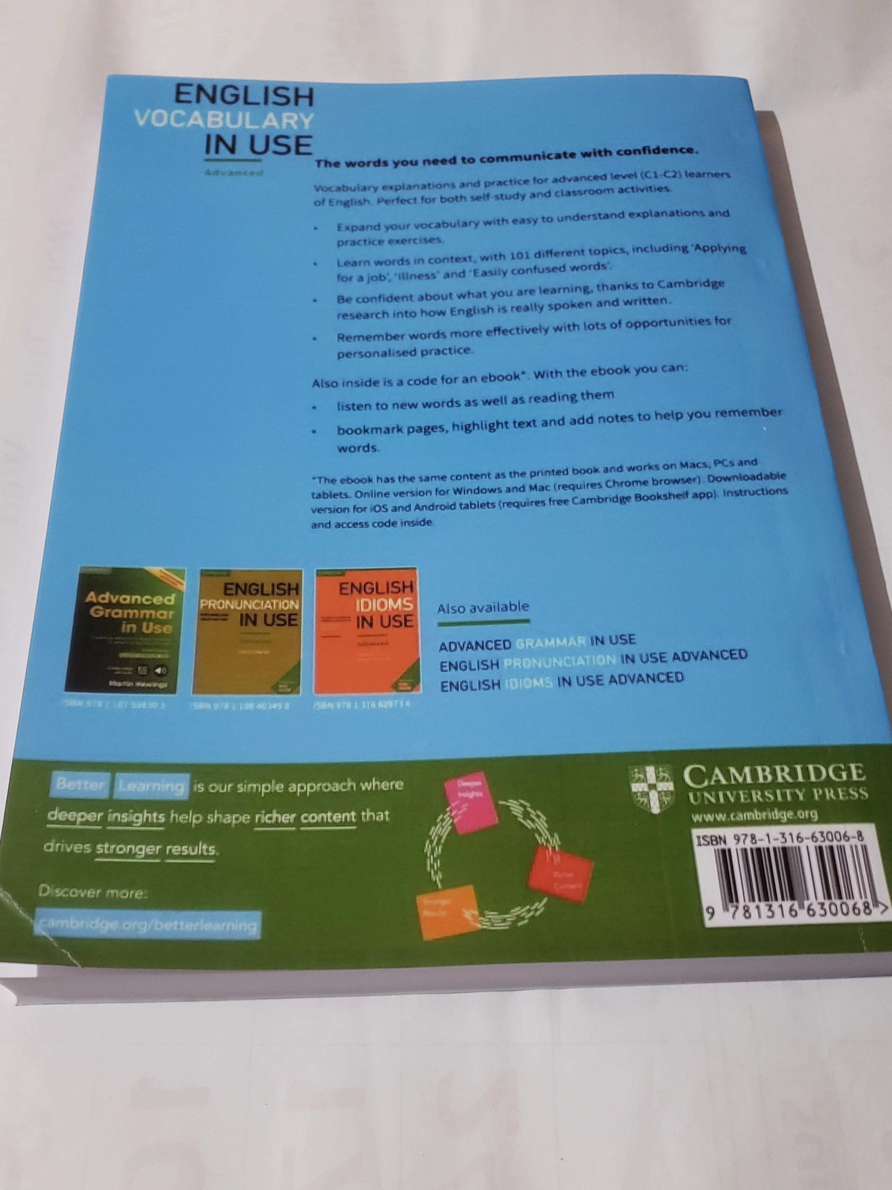 Cambridge English Vocabulary Advance Book - image 7