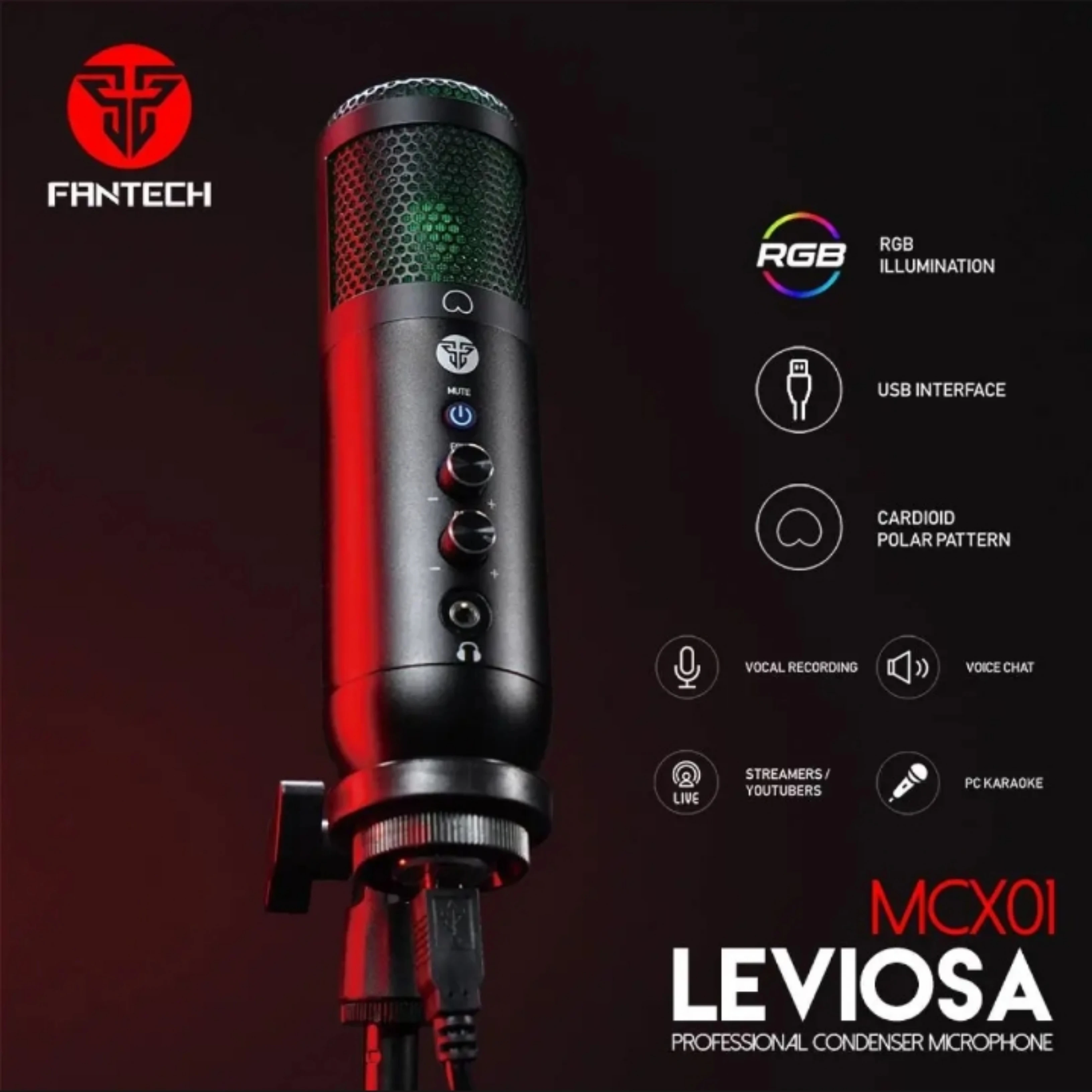 Fantech MCX01 Leviosa Professional Condenser Microphone - image 2
