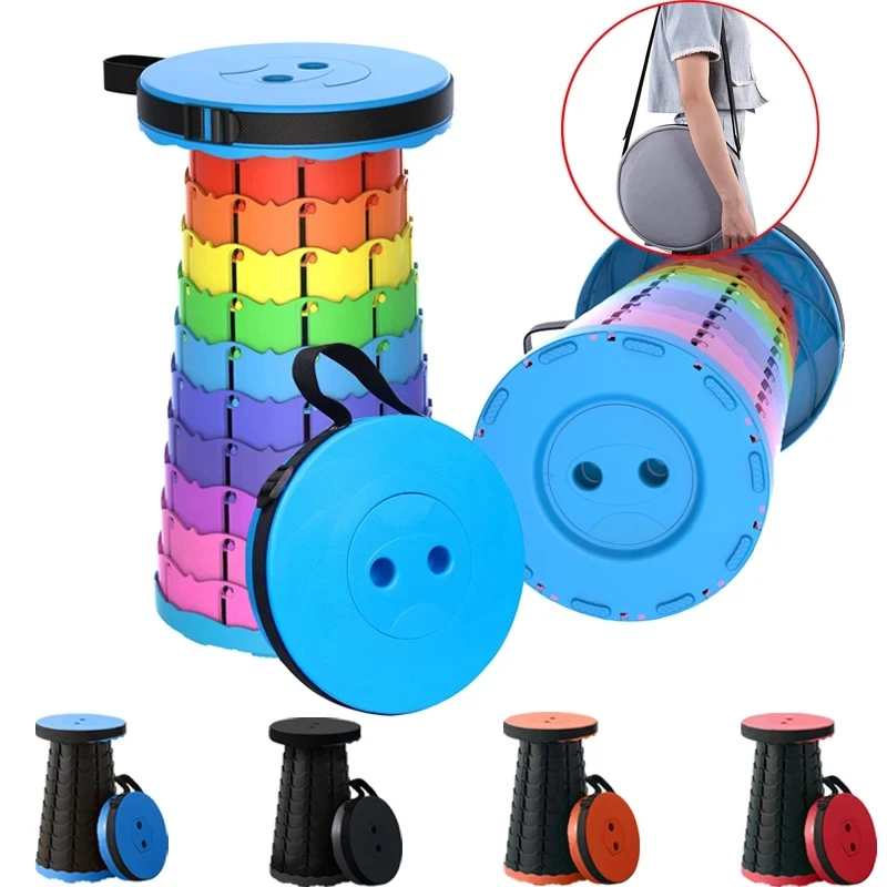 Generic Folding Stool Portable Telescoping Adjustable - image 2