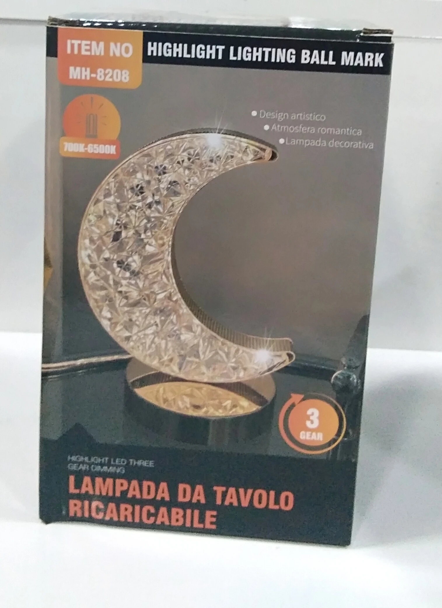 Generic Half-Moon Lamp 8208 Three Gear Dimming - image 2