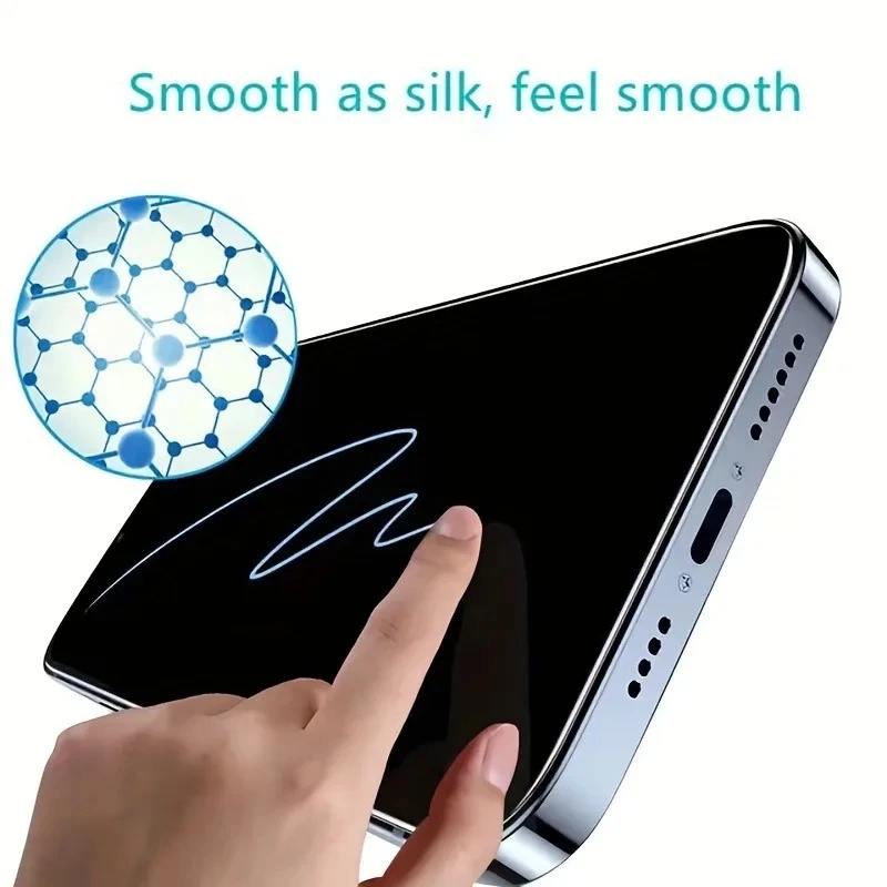 iPhone 14 Pro Max Anti-Spy Tempered Glass - image 4