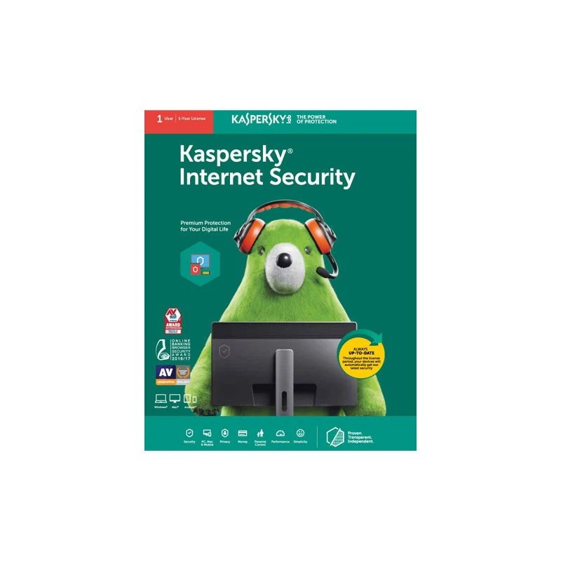 Kaspersky Internet Security 1 User 1 Year - image 1