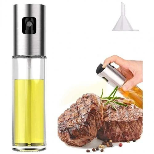 Kitchen Series Oil Spray Bottle 100ml Stainless - image 2