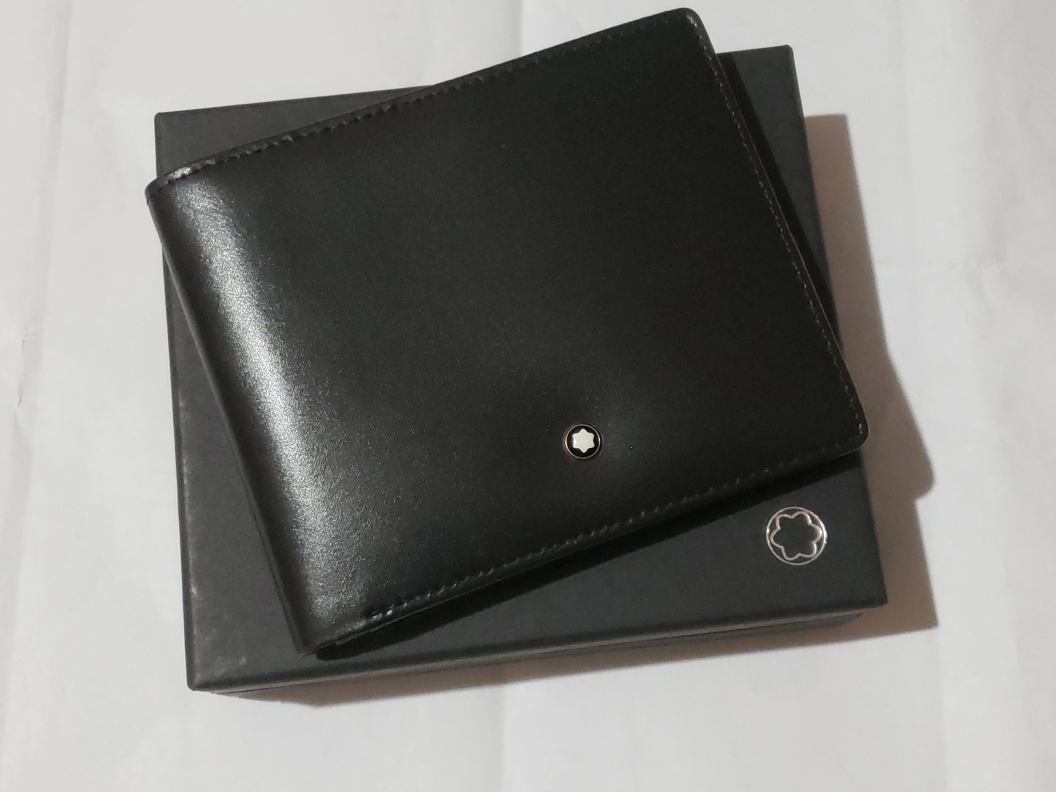 Mont Blanc Gift Set Leather Wallet Pen Belt Cufflinks - image 8