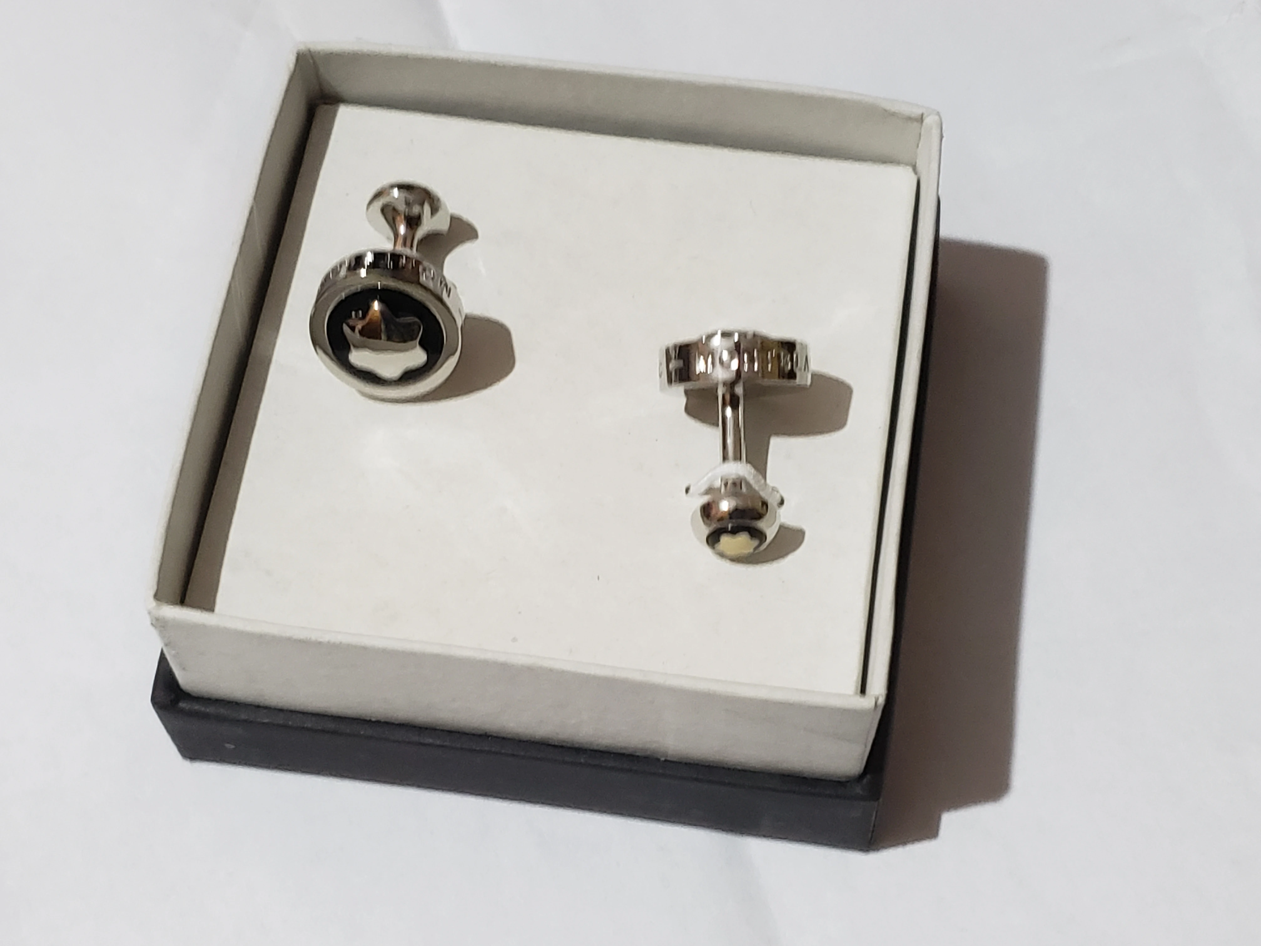 Mont Blanc Gift Set Leather Wallet Pen Belt Cufflinks - image 11