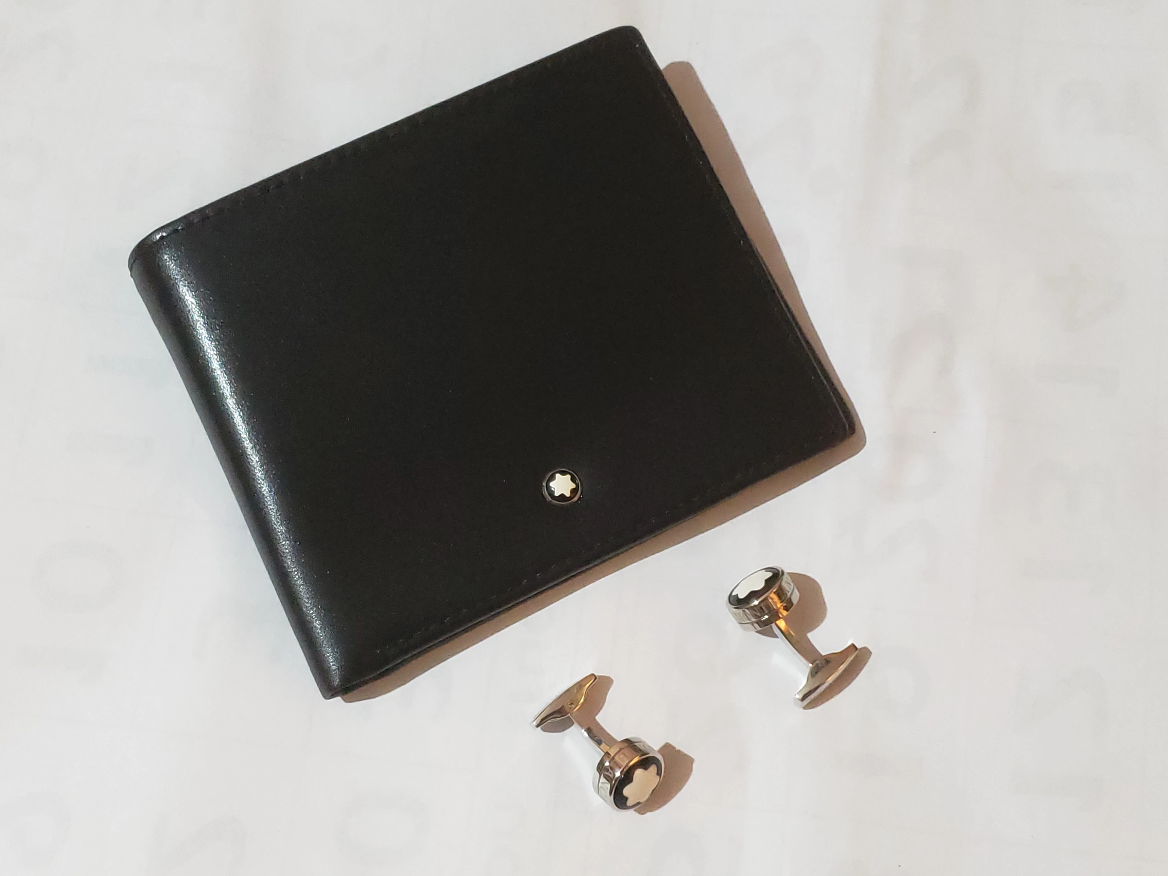 Mont Blanc Wallet Cufflink Set