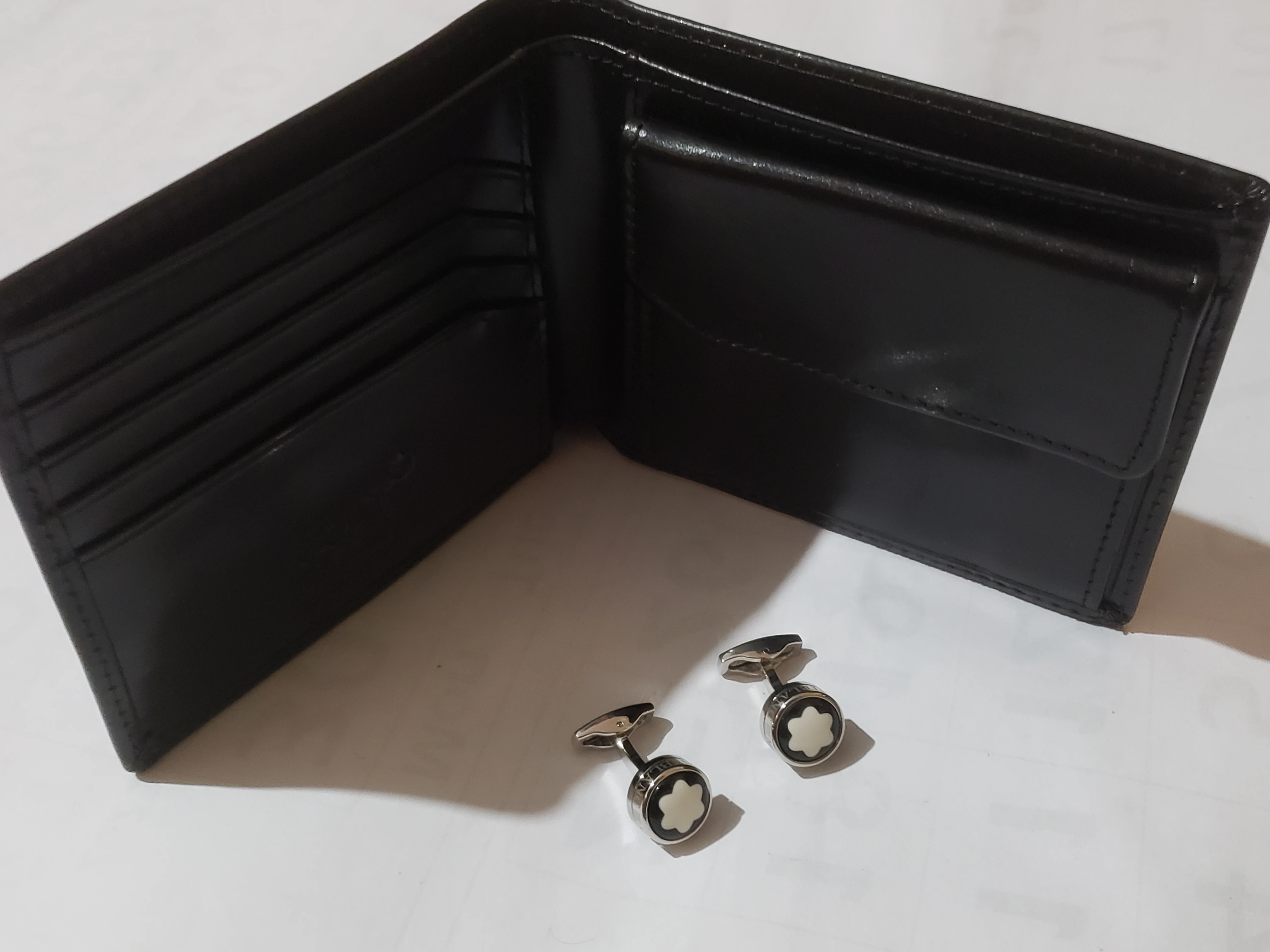 Mont Blanc Wallet Cufflink Set - image 8