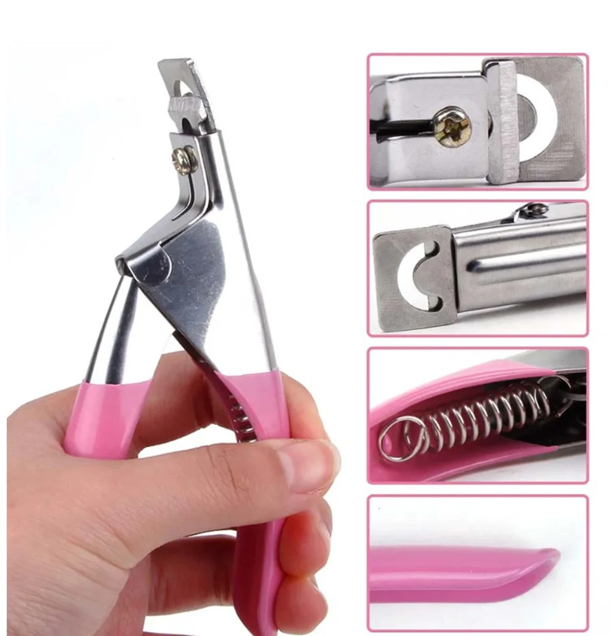Generic Nail Cutter Stainless Steel U Word False Tips Edge