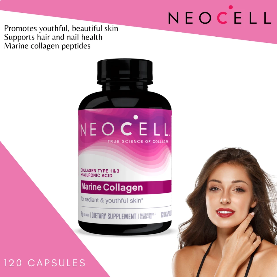 Neocell Marine Collagen Hyaluronic Acid Capsules - image 2