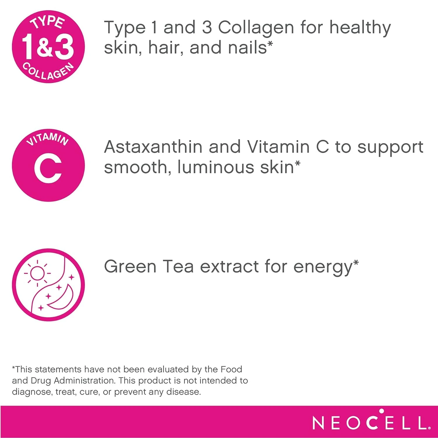 Neocell Rise & Renew Collagen Powder Skin Supplement - image 9