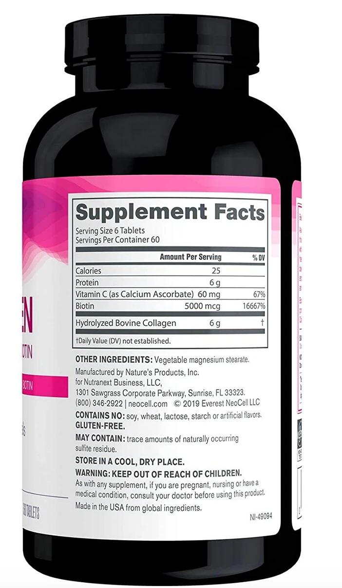 Neocell Super Collagen + C Biotin 360 Tablets - image 5