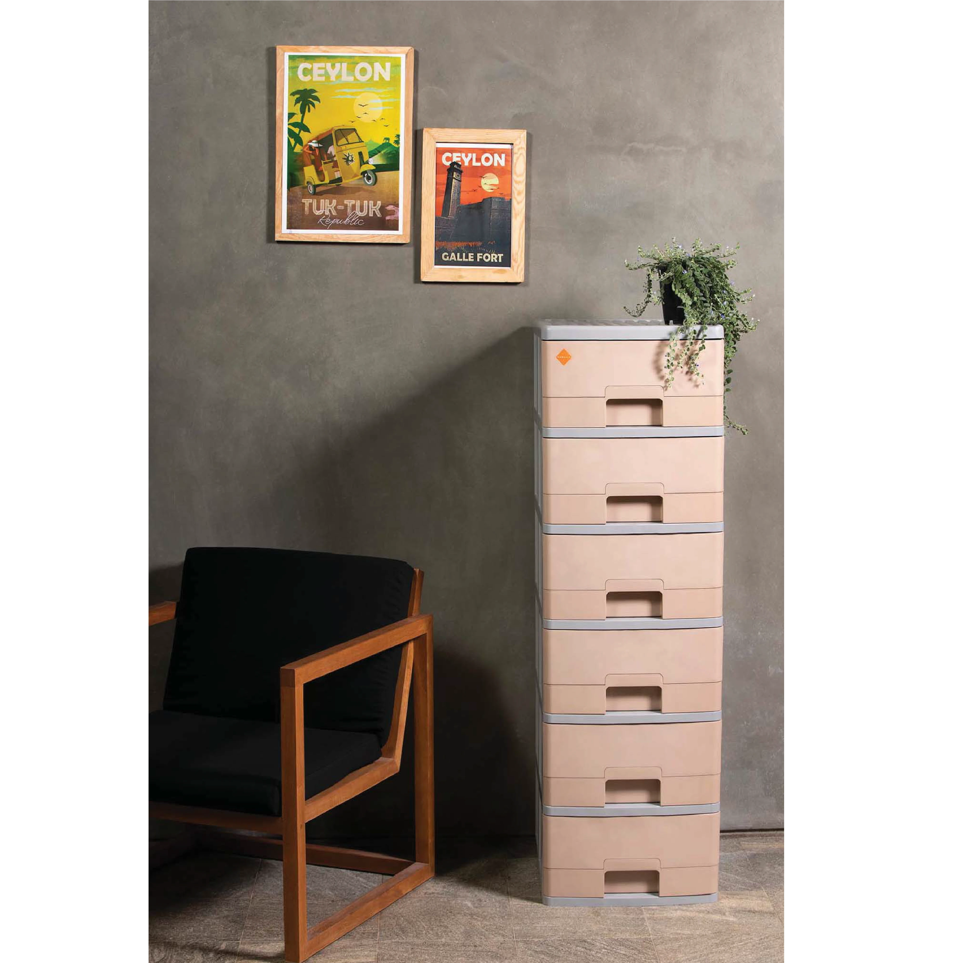 Phoenix 6 in 1 Drawer Cupboard Heavy Duty Storage