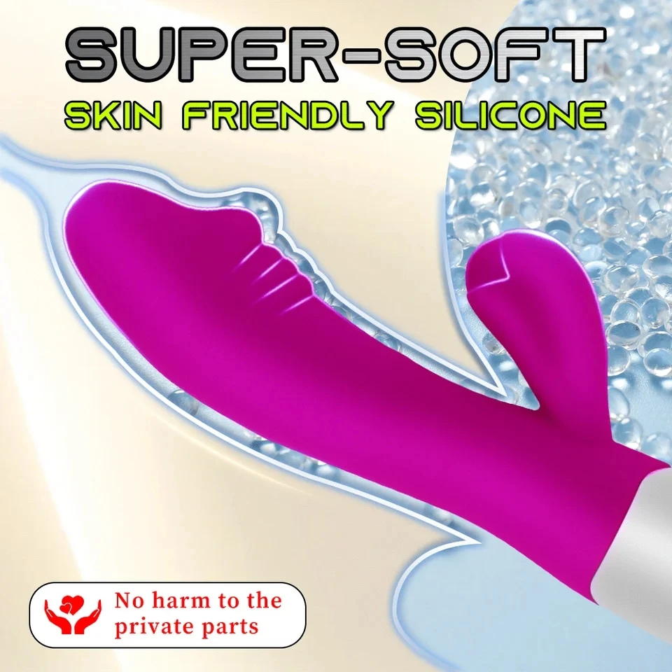 Generic Rabbit Dildo G-Spot Vibrator Adult Toy - image 2