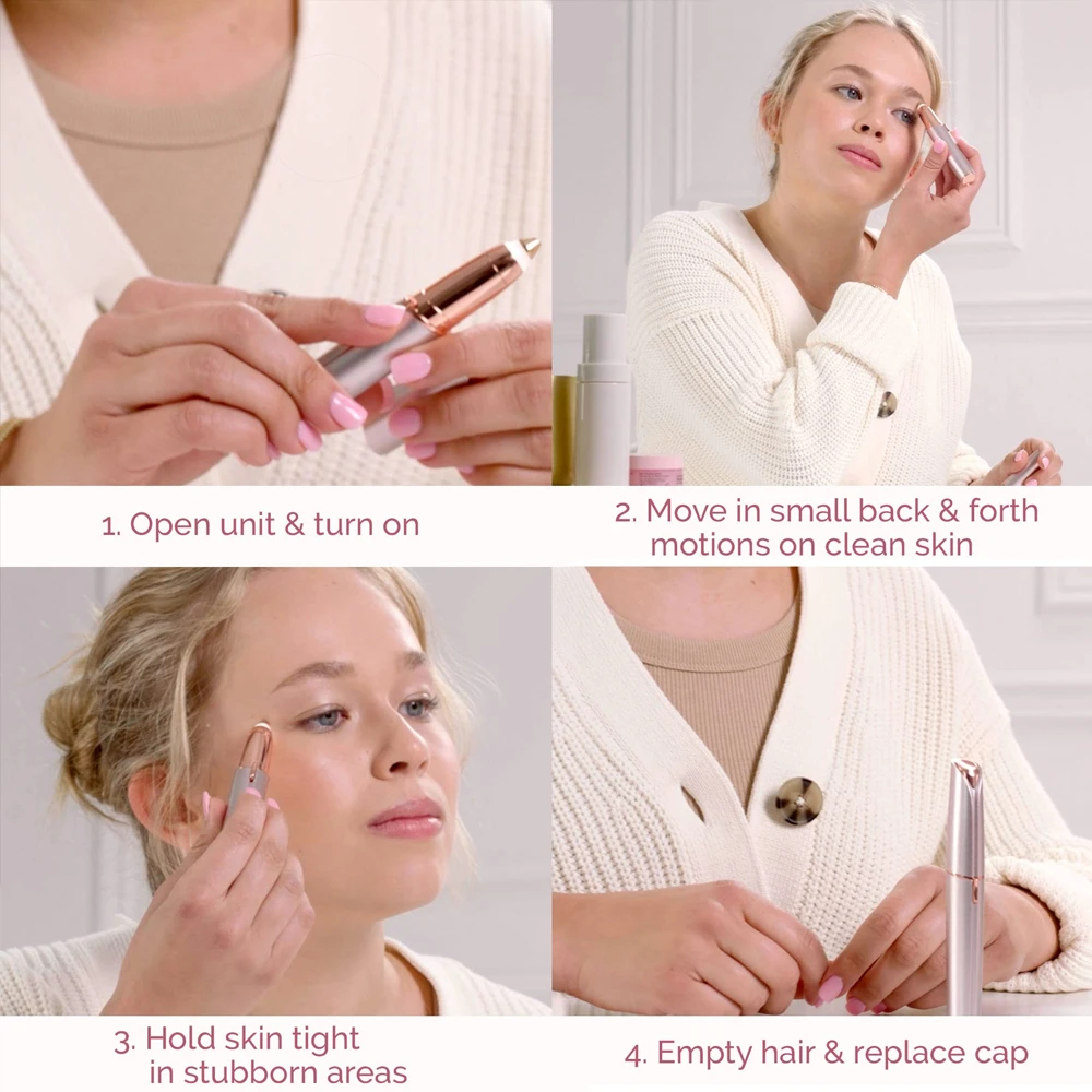 Finishing Touch Flawless Brows Rechargeable Eyebrow Remover - image 4