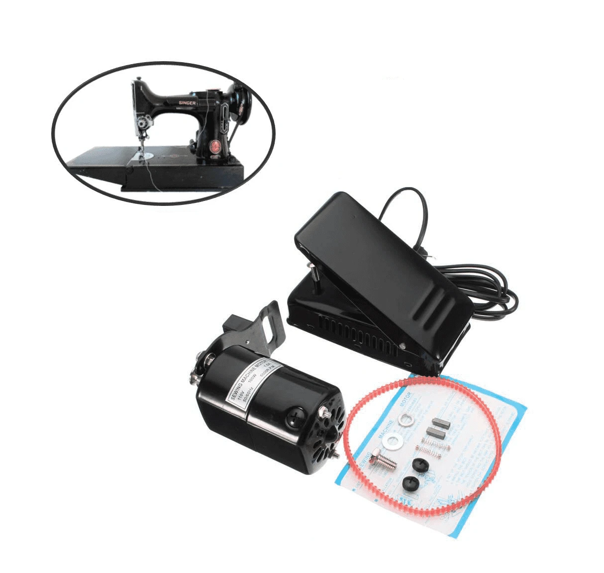 HUDSON Mini Motor Sewing Machine Motor & Controller