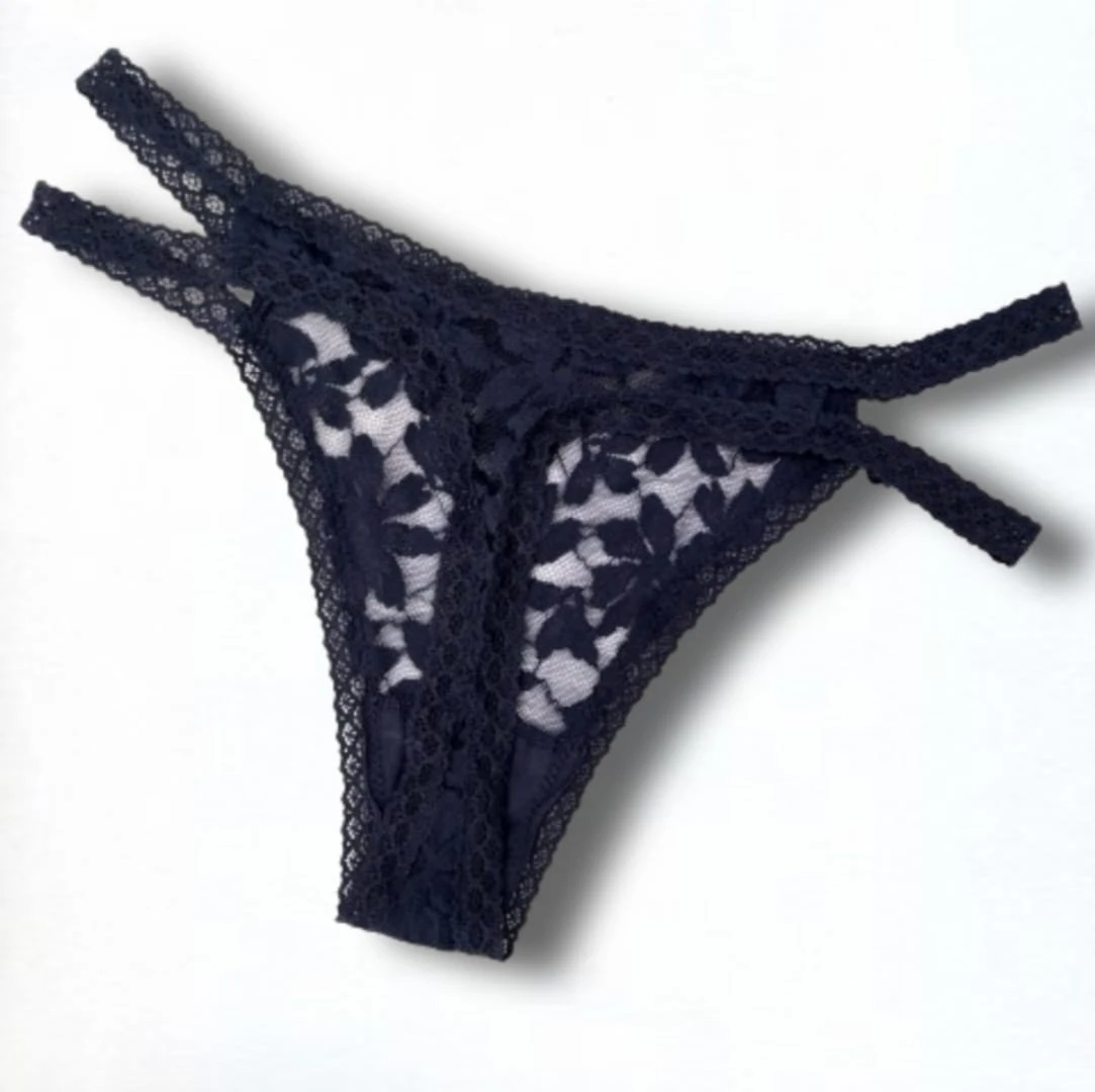 VS Sexy Panties Ribbon Mesh Thong - image 3
