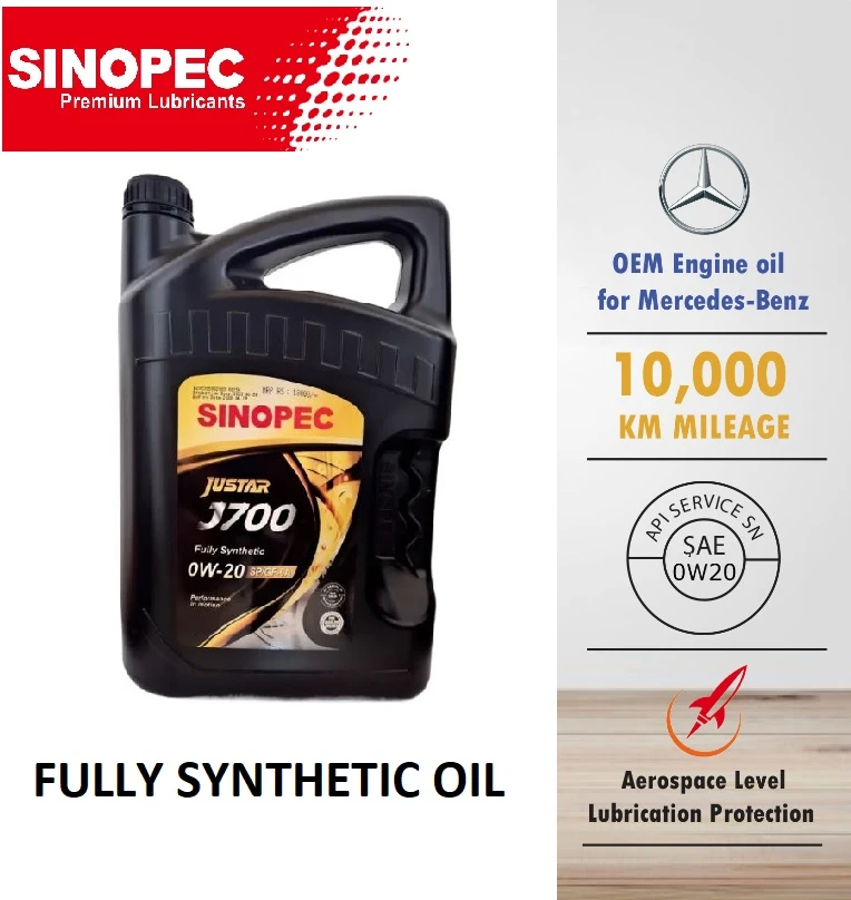 SINOPEC FULLY SYNTHETIC 0W-20 Hybrid Engine Oil 5L