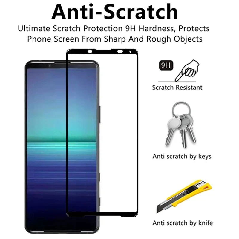 Sony Xperia 5 ii Tempered Glass Screen Protector 9H - image 4