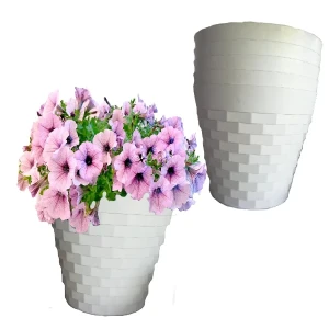 Diamond Flower Pots 20cm 18cm Diamond Design