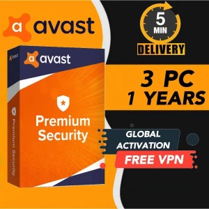 AVAST Premium Security 3PC-1YEAR Antivirus