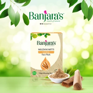 BANJARAS Multani Mitti + Sandal Face Pack Powder