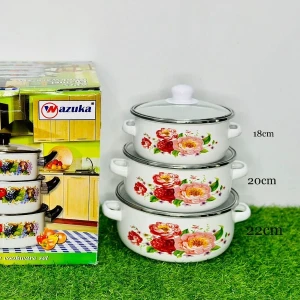 Enamel Casserole Cookware Set