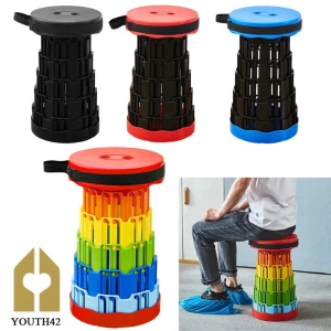 Generic Folding Stool Portable Telescoping Adjustable