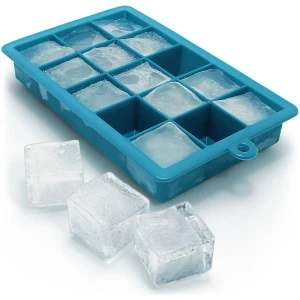 igadgitz home Ice Cube Square BPA Free Silicone Tray