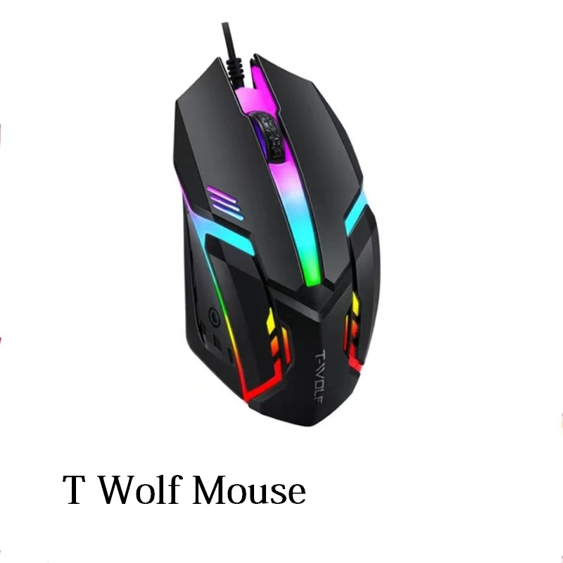 Twolf V1 Wired Gaming RGB Mouse for PC Laptop
