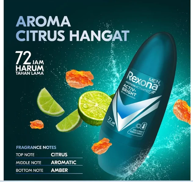 Rexona Men Deodorant Roller On Adventure 45ml - image 1