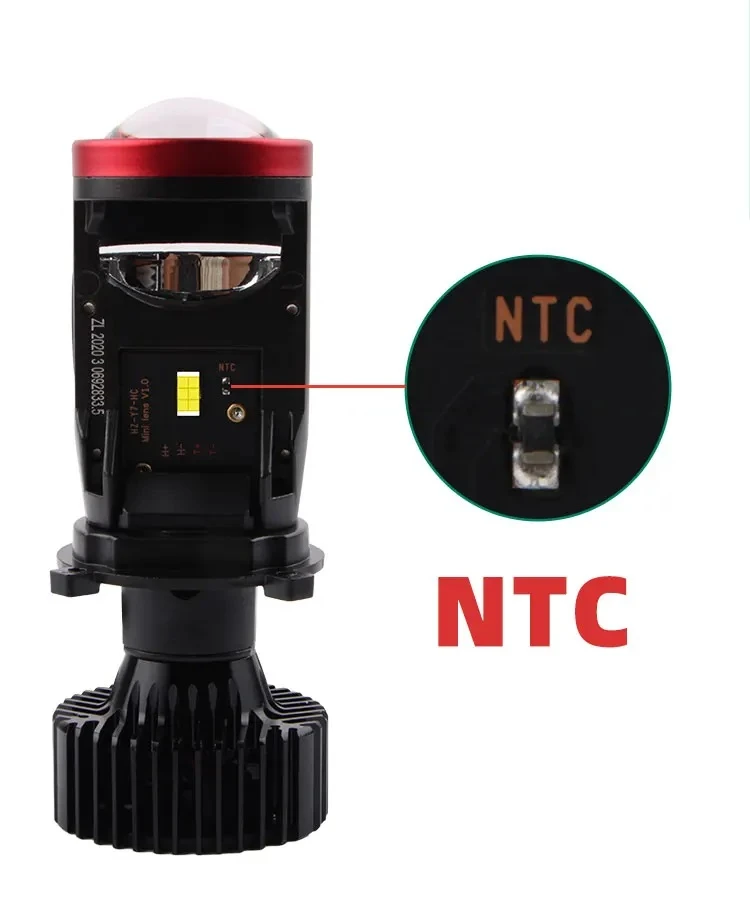 Generic H4 Hi Lo Beam LED Projector Lens Headlight - image 9