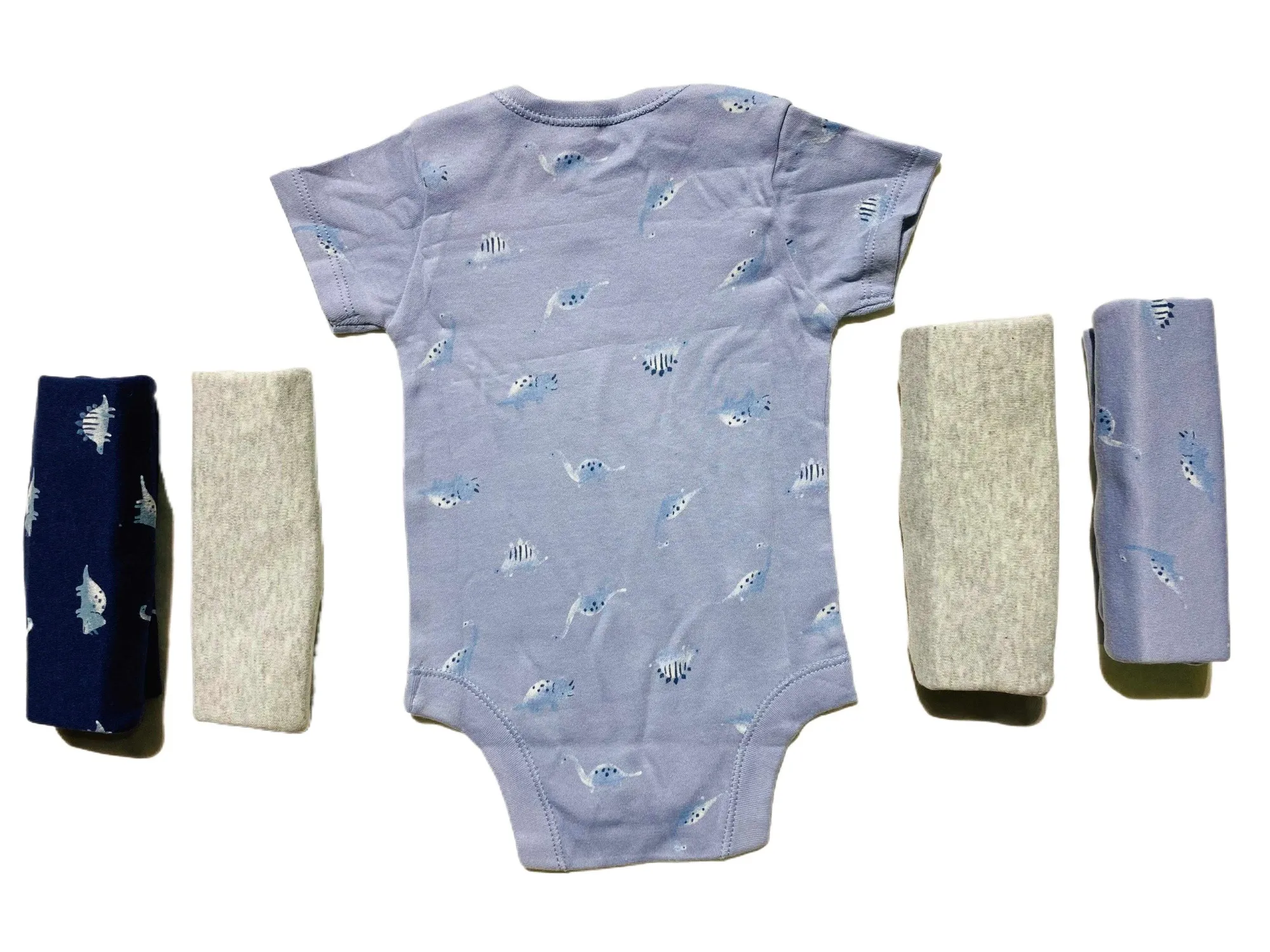 Generic Bodysuit Multicolor 5-Pack New Born 0-3m - image 2