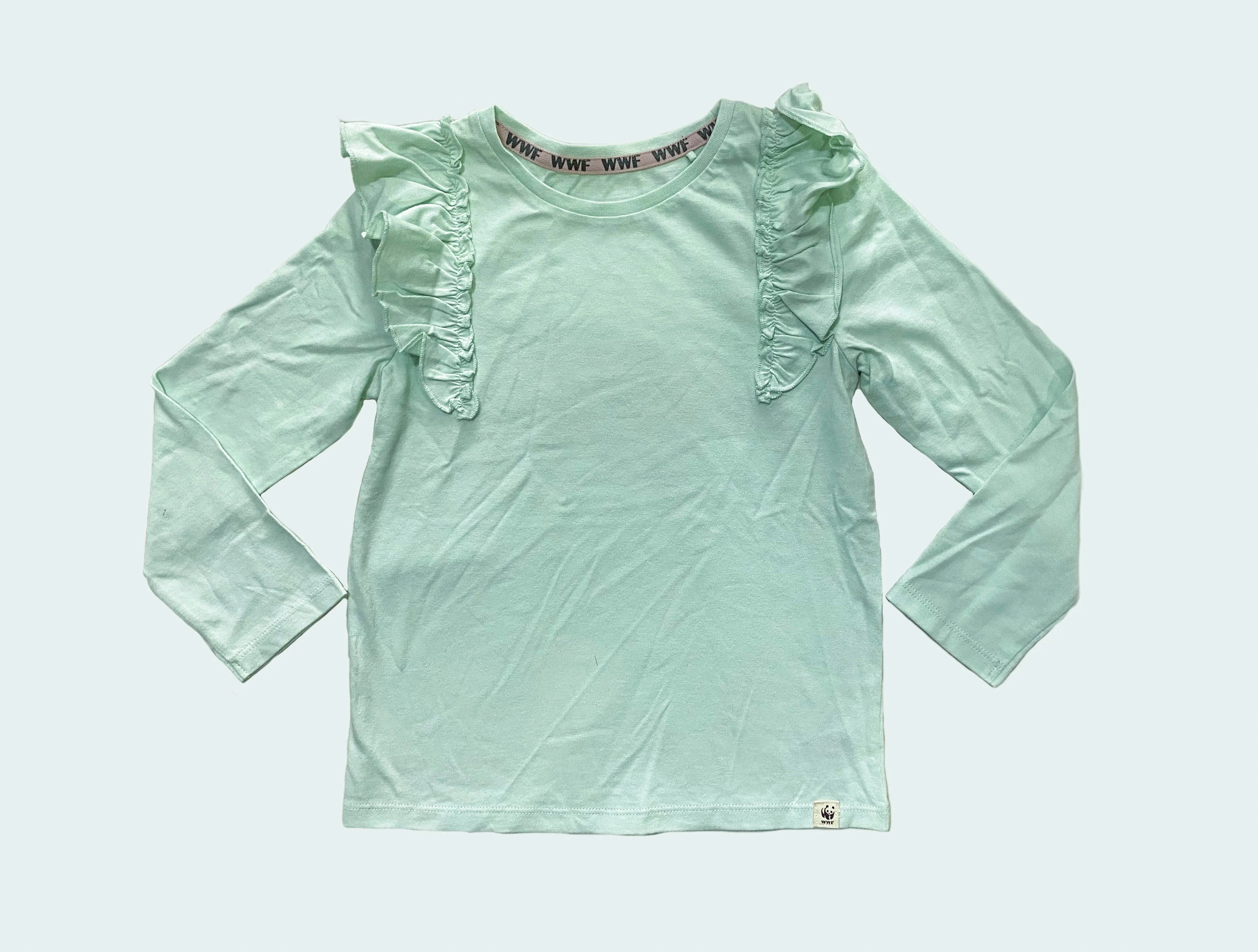 F&F Girls Green Long Sleeve Top