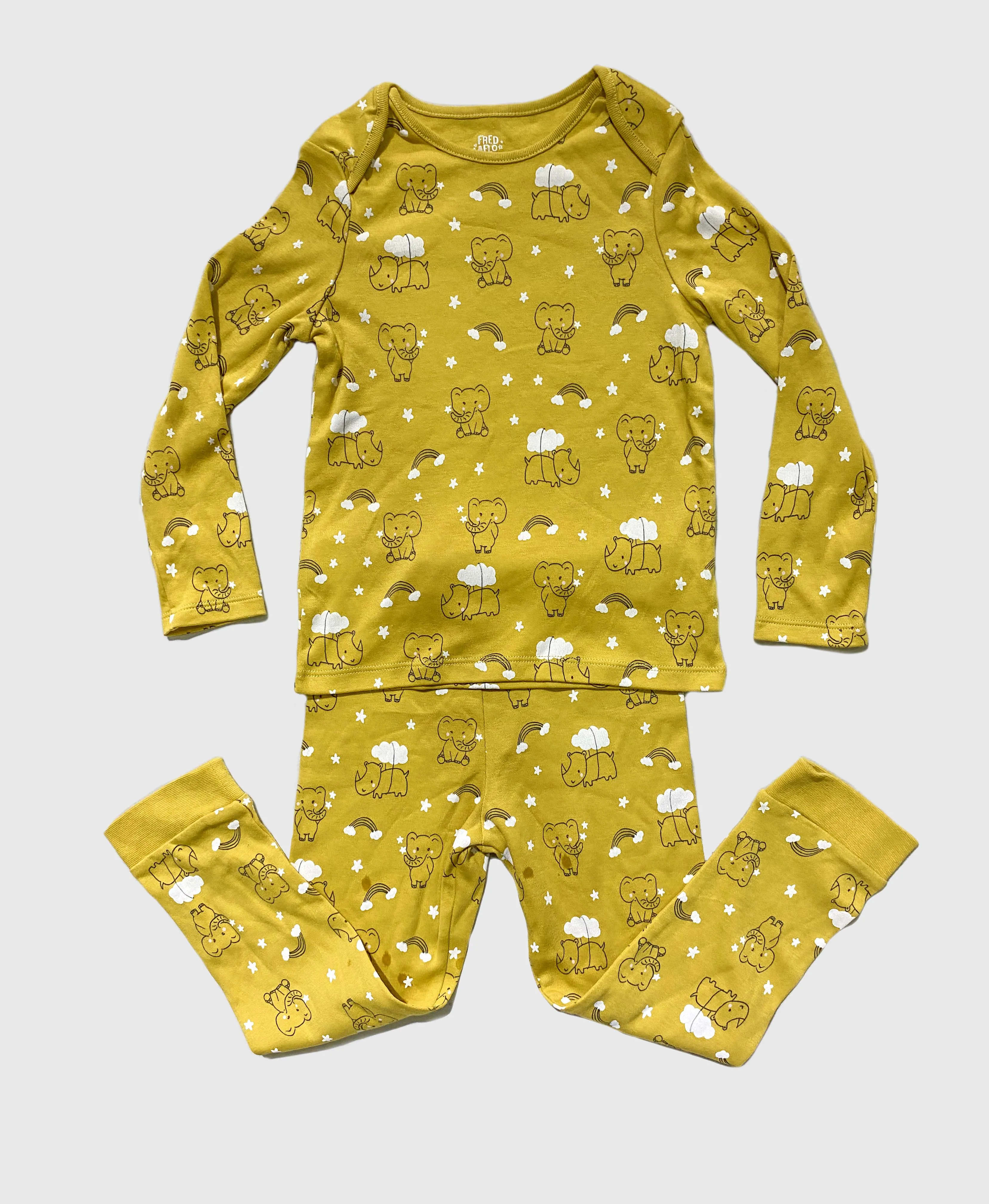F&F 2-3yrs Yellow Kids Boys Suit