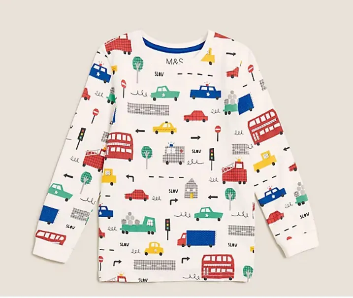 M&S Pajamas T-Shirt Cotton - image 3