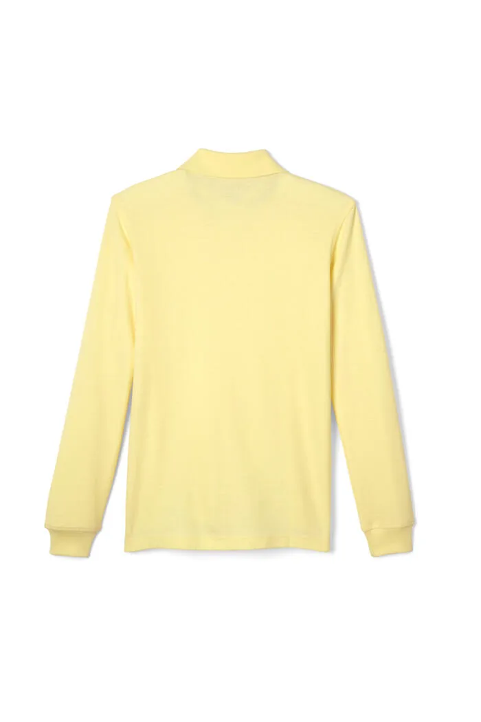 Generic Boys Long Sleeve Polo Yellow 4-5 yrs - image 2