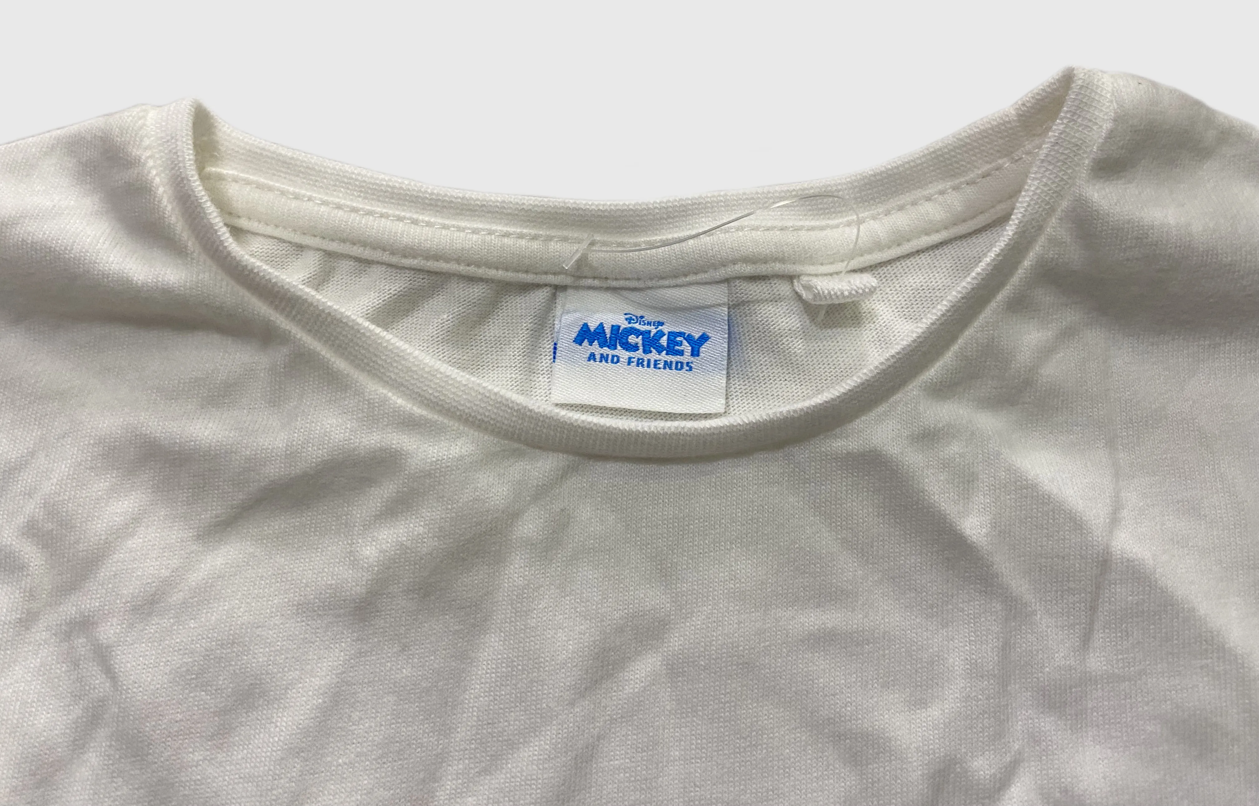 Off White Disnep Mickey Long Sleeve T-Shirt 5-6 Yrs - image 2