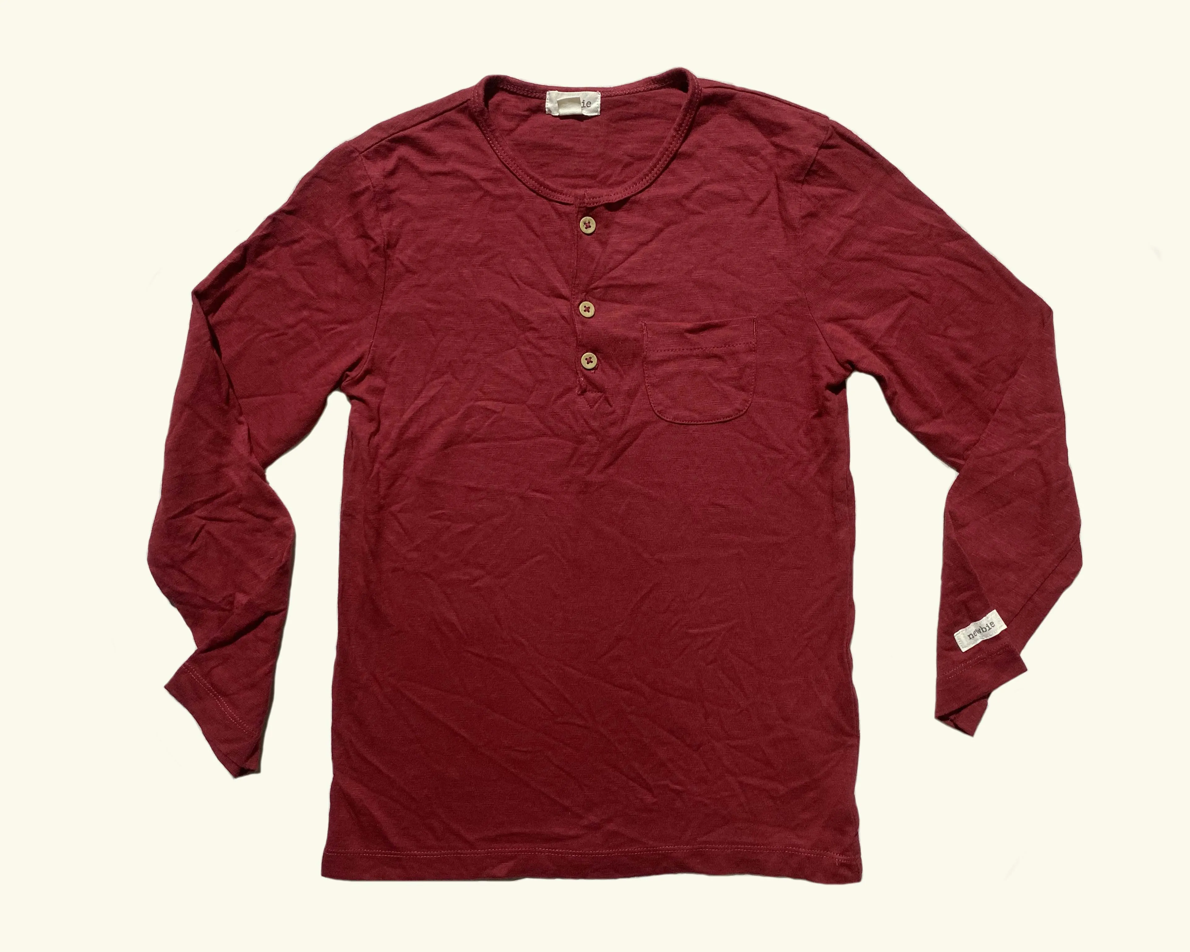 Kids Boys Red Long Sleeve T-shirt 6-8 yrs