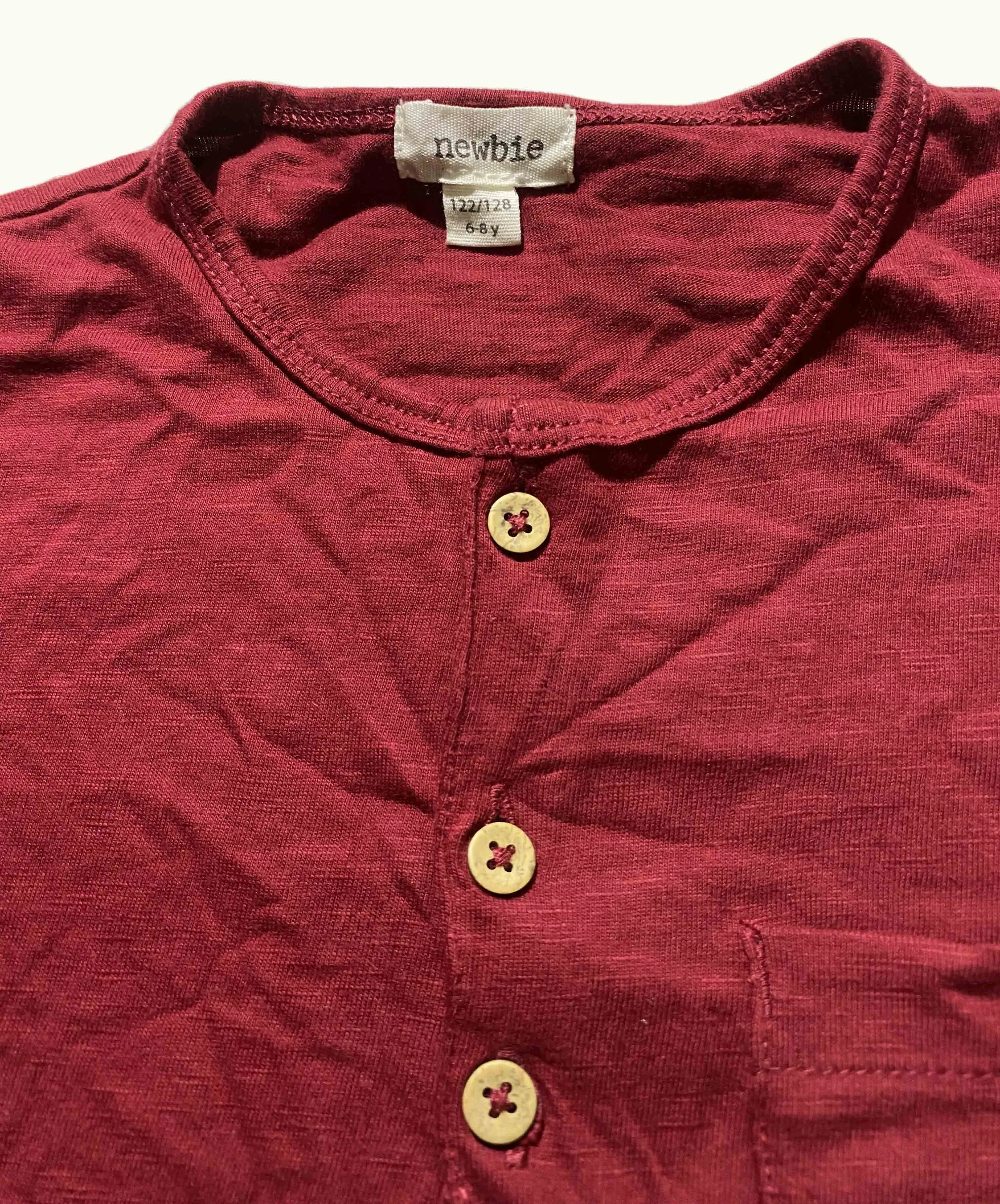 Kids Boys Red Long Sleeve T-shirt 6-8 yrs - image 2
