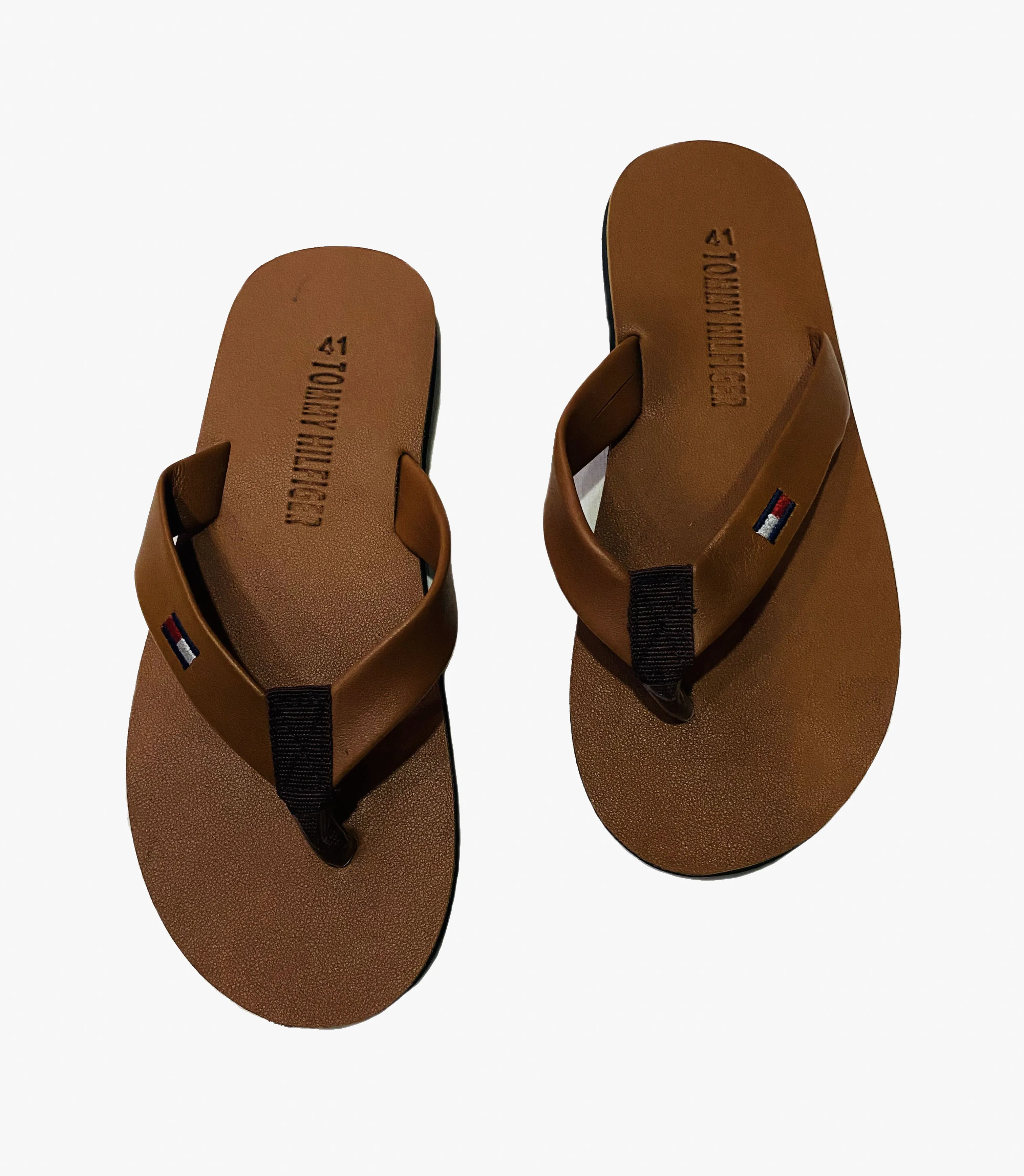 T O M M Y EU:44 Brown Mens Slippers