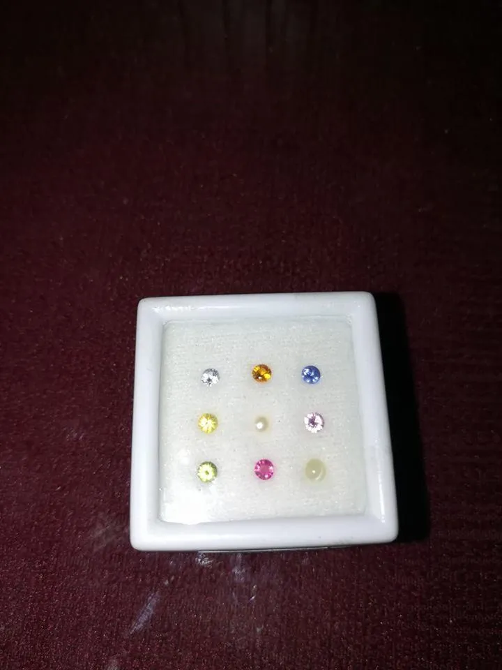 Generic Navaratna Gem Set free size - image 3