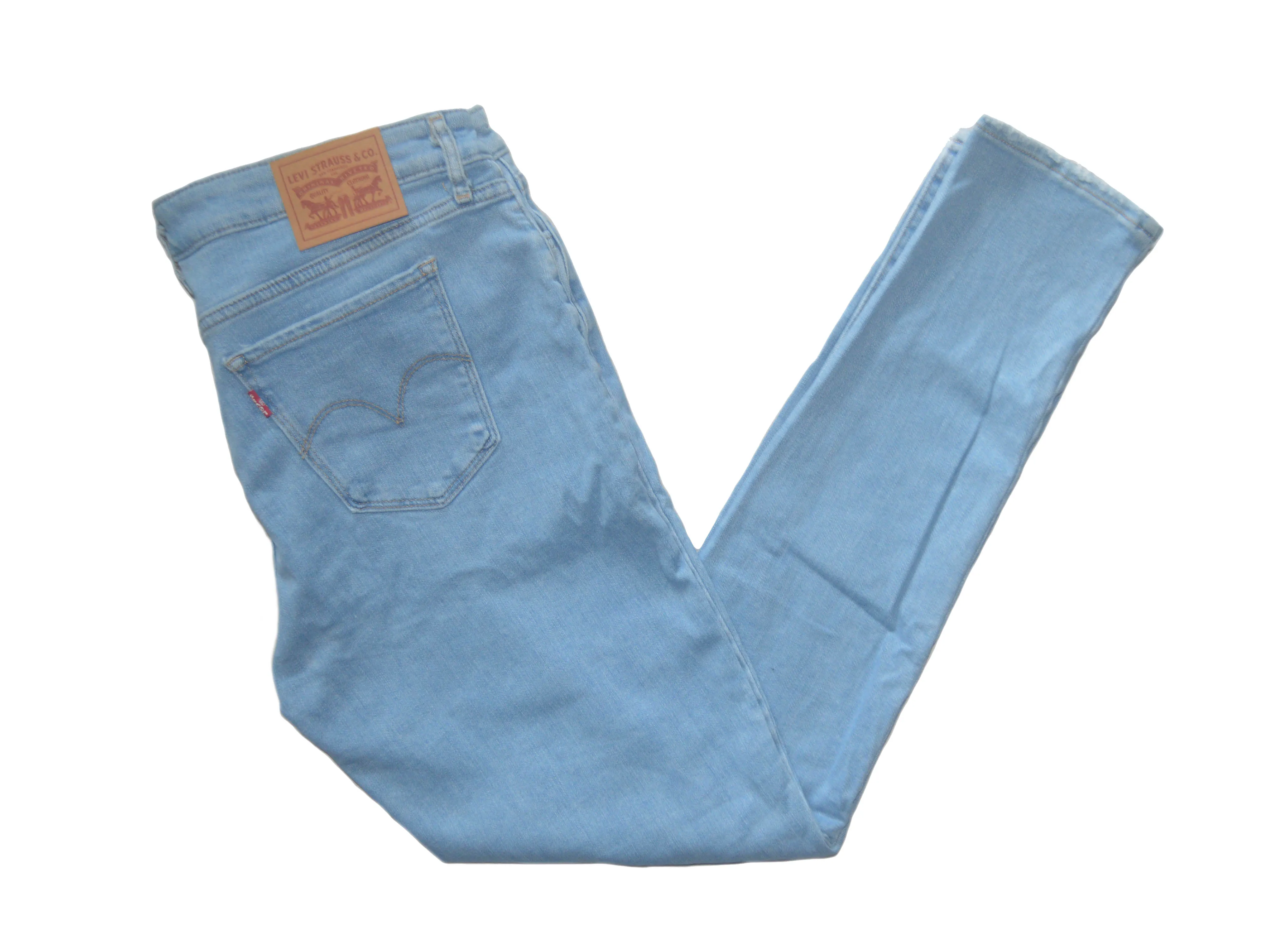 Generic Womens Patch Denim Light blue - image 3
