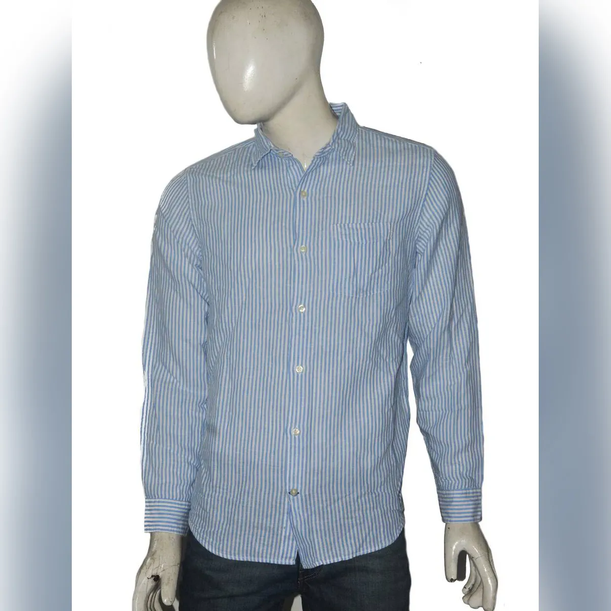 Adidas M Blue Mens Linan Long Sleeve Shirt