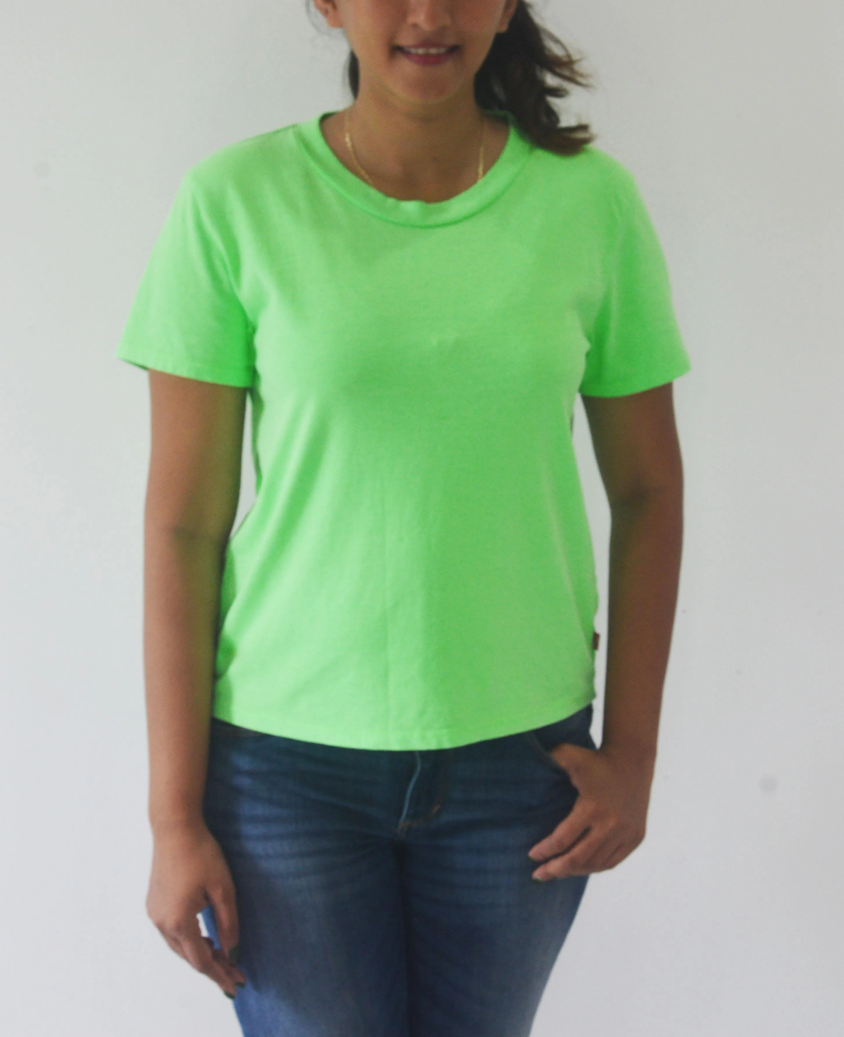Generic Womens Casual Light green T-shirt - image 2